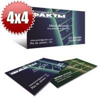 CARTÕES COU. 250g UV TOTAL FR - 100 UNID - 4x4
